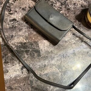 Black Crossbody Wallet Purse
